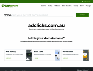 adclicks.com.au screenshot