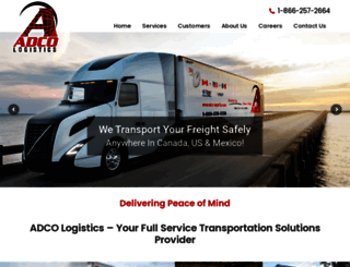 adco-logistics.com screenshot