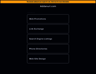 addanurl.com screenshot