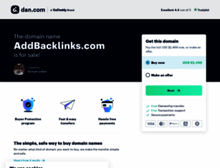addbacklinks.com screenshot