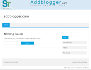 addblogger.com screenshot