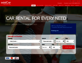 addcarrental.com screenshot