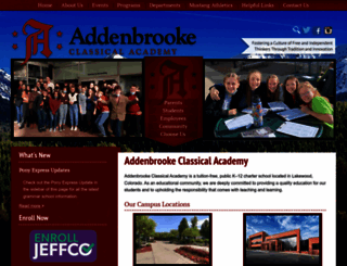 addenbrooke.org screenshot