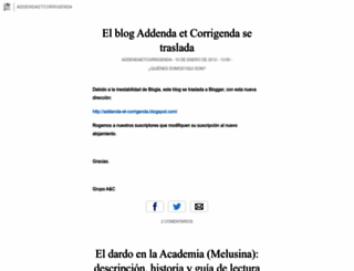 addendaetcorrigenda.blogia.com screenshot