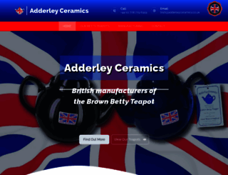 adderleyceramics.co.uk screenshot