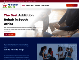 addiction-rehab.co.za screenshot