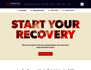 addictionadvocates.com screenshot