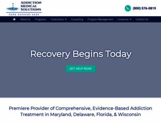 addictionmedicalsolutions.com screenshot