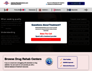 addictionrehabsolutions.com screenshot