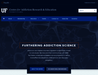 addictionresearch.health.ufl.edu screenshot