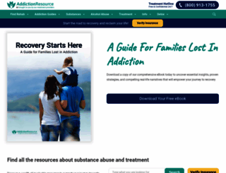 addictionresource.com screenshot
