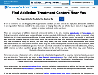 addictiontreatmentdivision.org screenshot