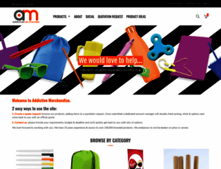 addictive-merchandise.com screenshot