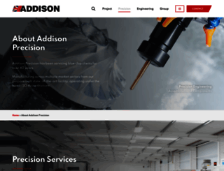 addisonprecision.co.uk screenshot