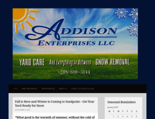 addisonyardcare.com screenshot