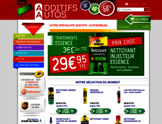 additifs-autos.fr screenshot