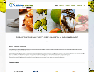 additivesolutions.com.au screenshot