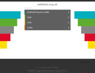 addlinks.org.uk screenshot