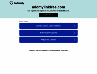 addmylinkfree.com screenshot