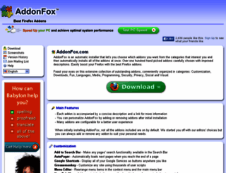 addonfox.com screenshot