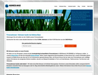 address-base.de screenshot
