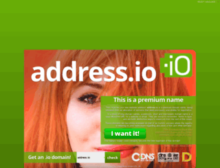 address.io screenshot
