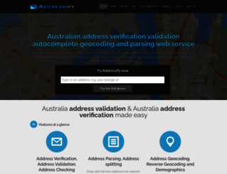 addressify.com.au screenshot