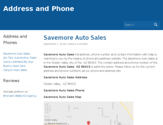 addressphones.com screenshot