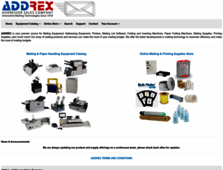 addrex.com screenshot