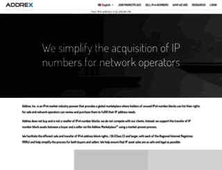 addrex.net screenshot