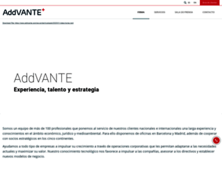 addvante.com screenshot