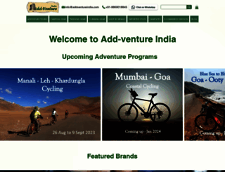 addventureindia.com screenshot