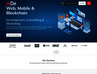 ade-technologies.com screenshot