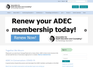 adec.org screenshot
