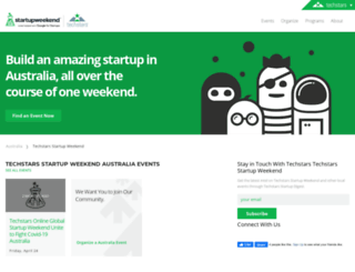 adelaide.startupweekend.org screenshot