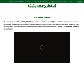 adelgazarysalud.com screenshot