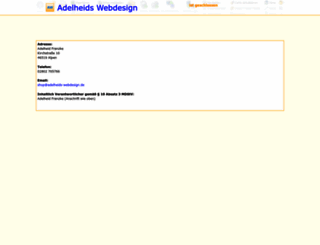 adelheids-webdesign.de screenshot