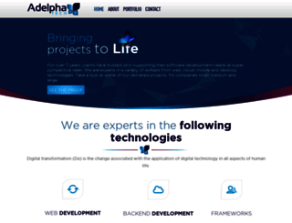 adelphatech.com screenshot