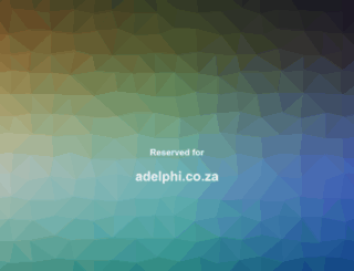 adelphi.co.za screenshot