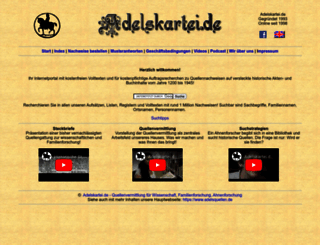 adelskartei.de screenshot