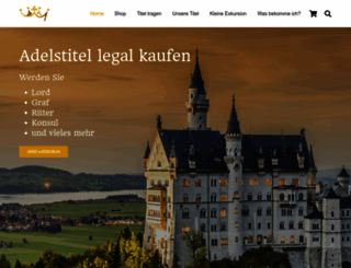 adelstitel-kaufen.com screenshot