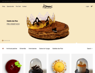 ademain-pastry.com screenshot