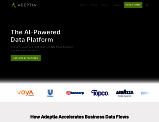 adeptia.com screenshot