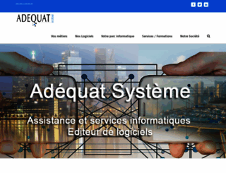 adequat-systeme.com screenshot