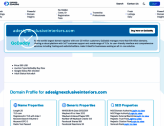 adesignexclusiveinteriors.com screenshot
