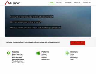 adfender.com screenshot