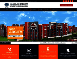 adgitmdelhi.ac.in screenshot