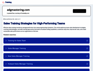 adgmastering.com screenshot