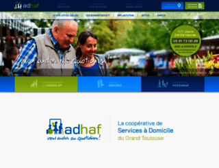 adhaf.fr screenshot