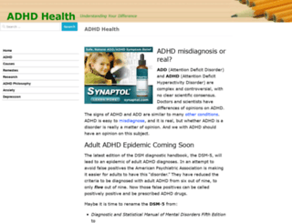adhd-health.com screenshot